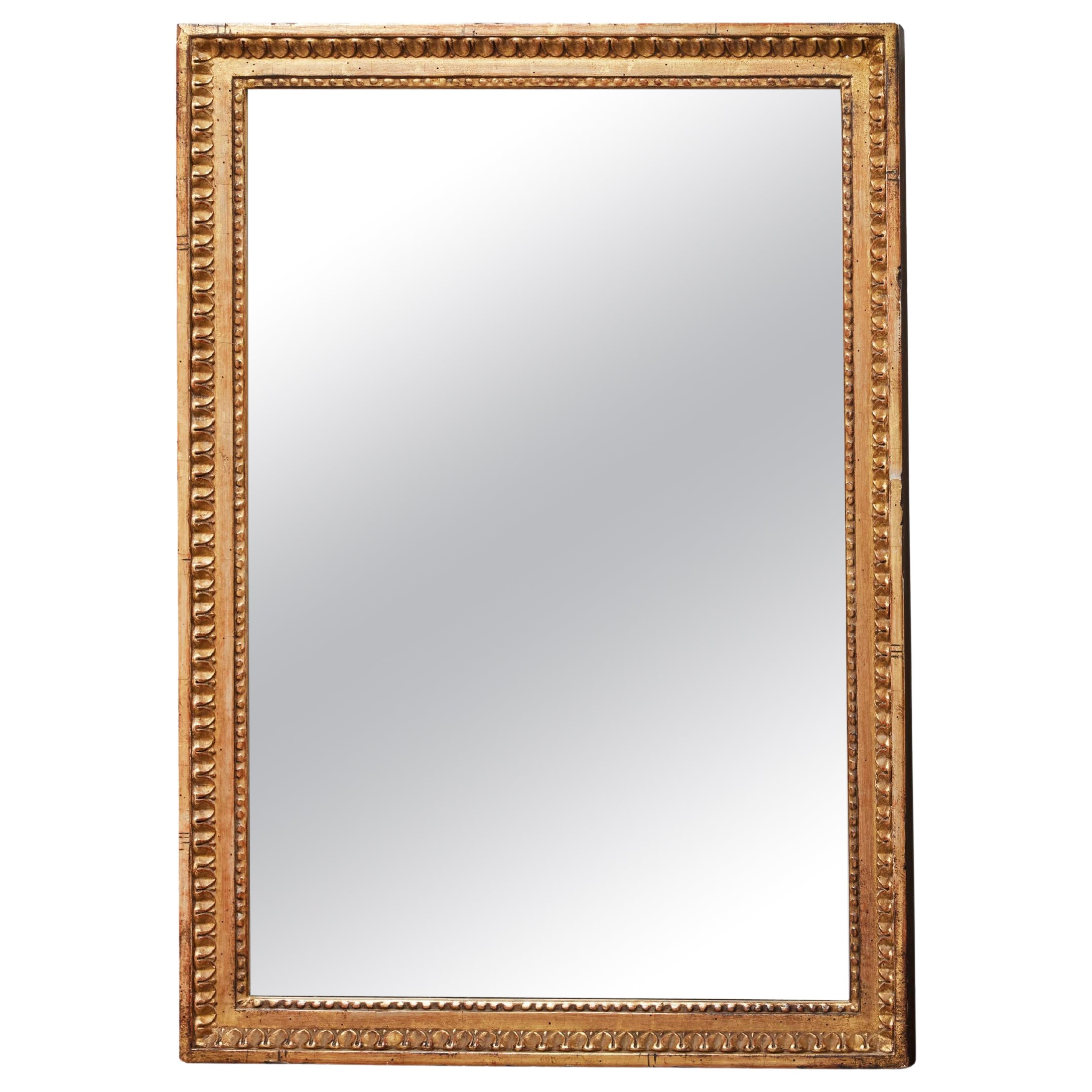 Antique French Carved Gilt Wall Mirror from Pierre Deux