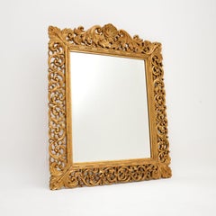 Antique French Carved Gilt Wood Mirror