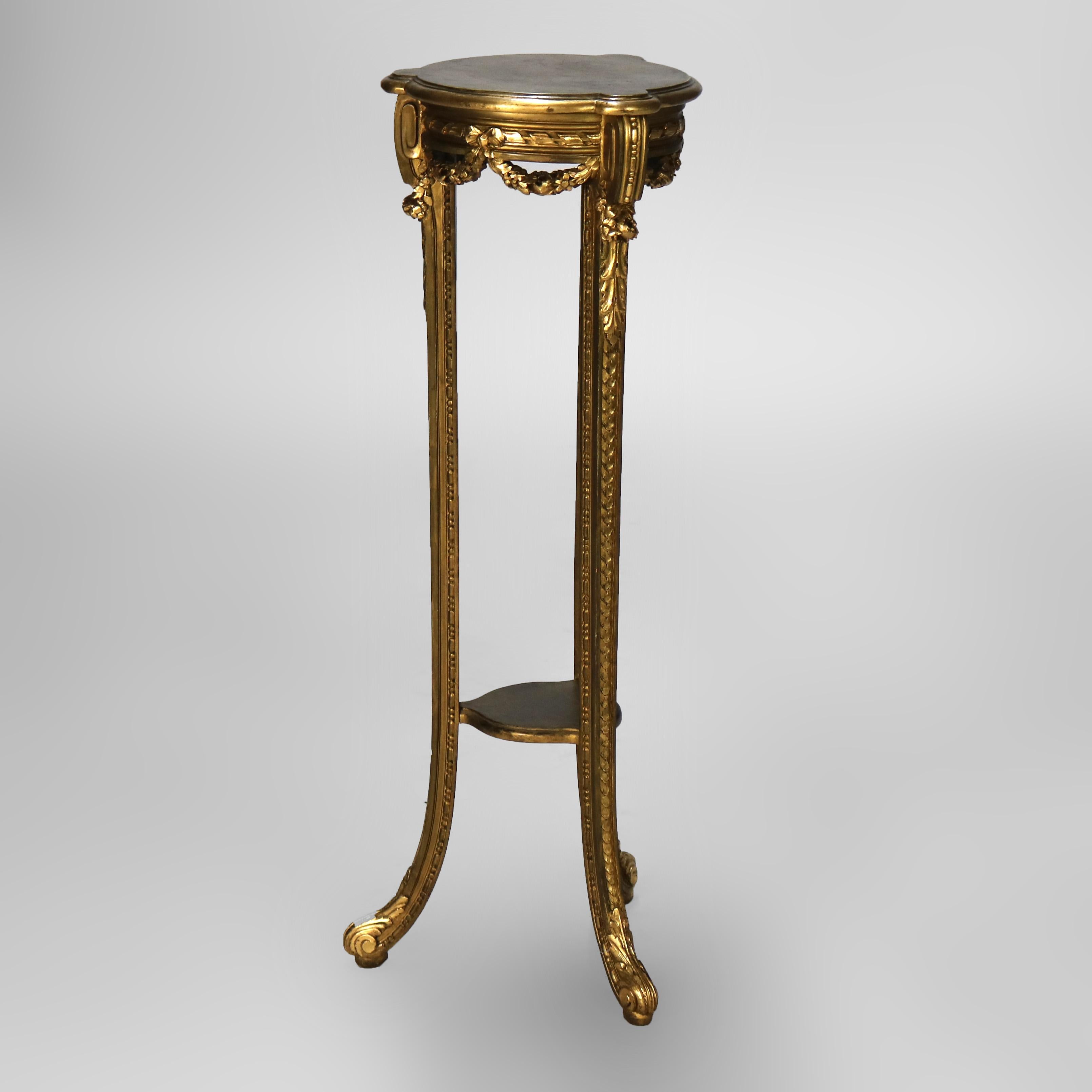 Antique French Escultura tallada en madera de gilt sin firmar C1930 Tallado en venta