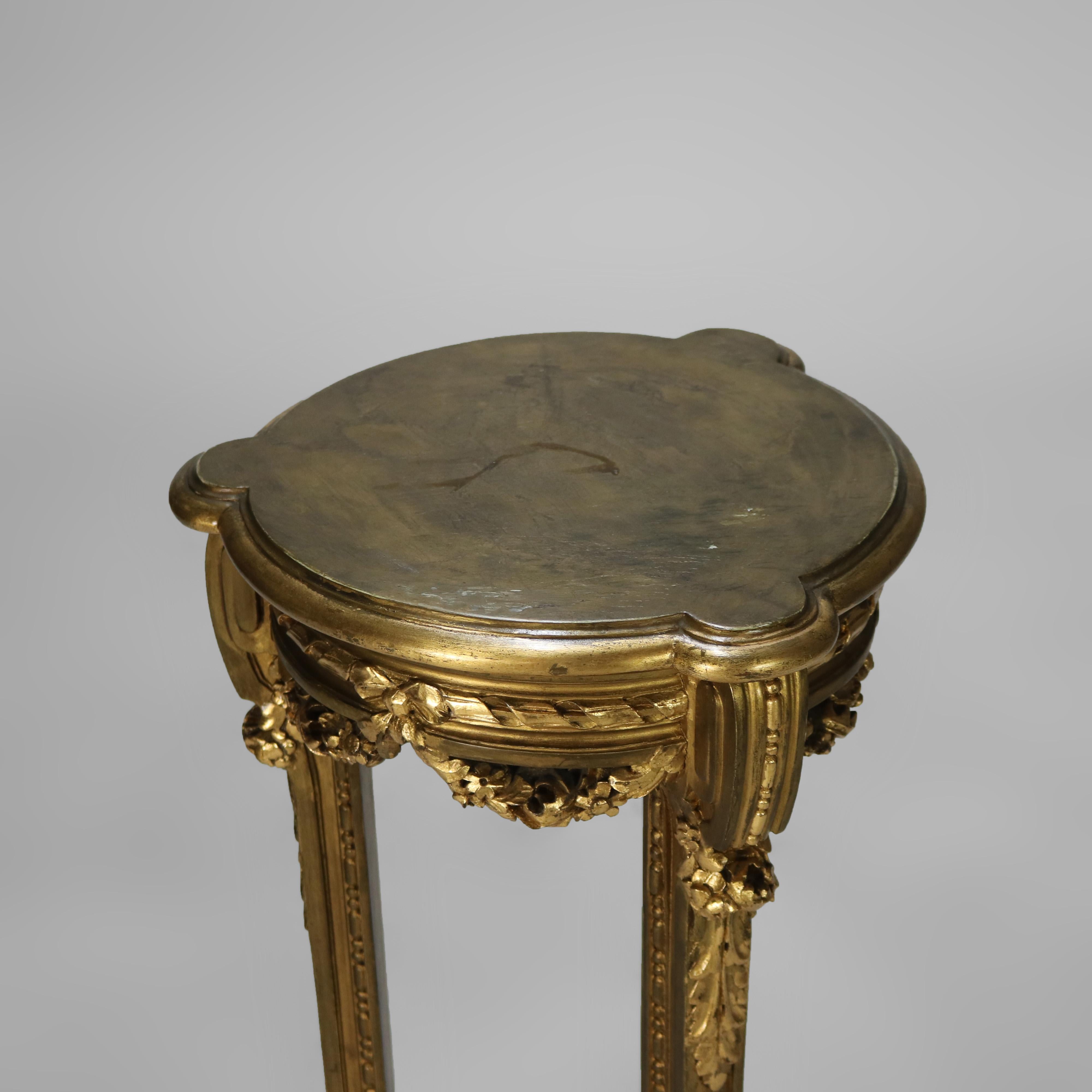Antique French Escultura tallada en madera de gilt sin firmar C1930 Madera en venta