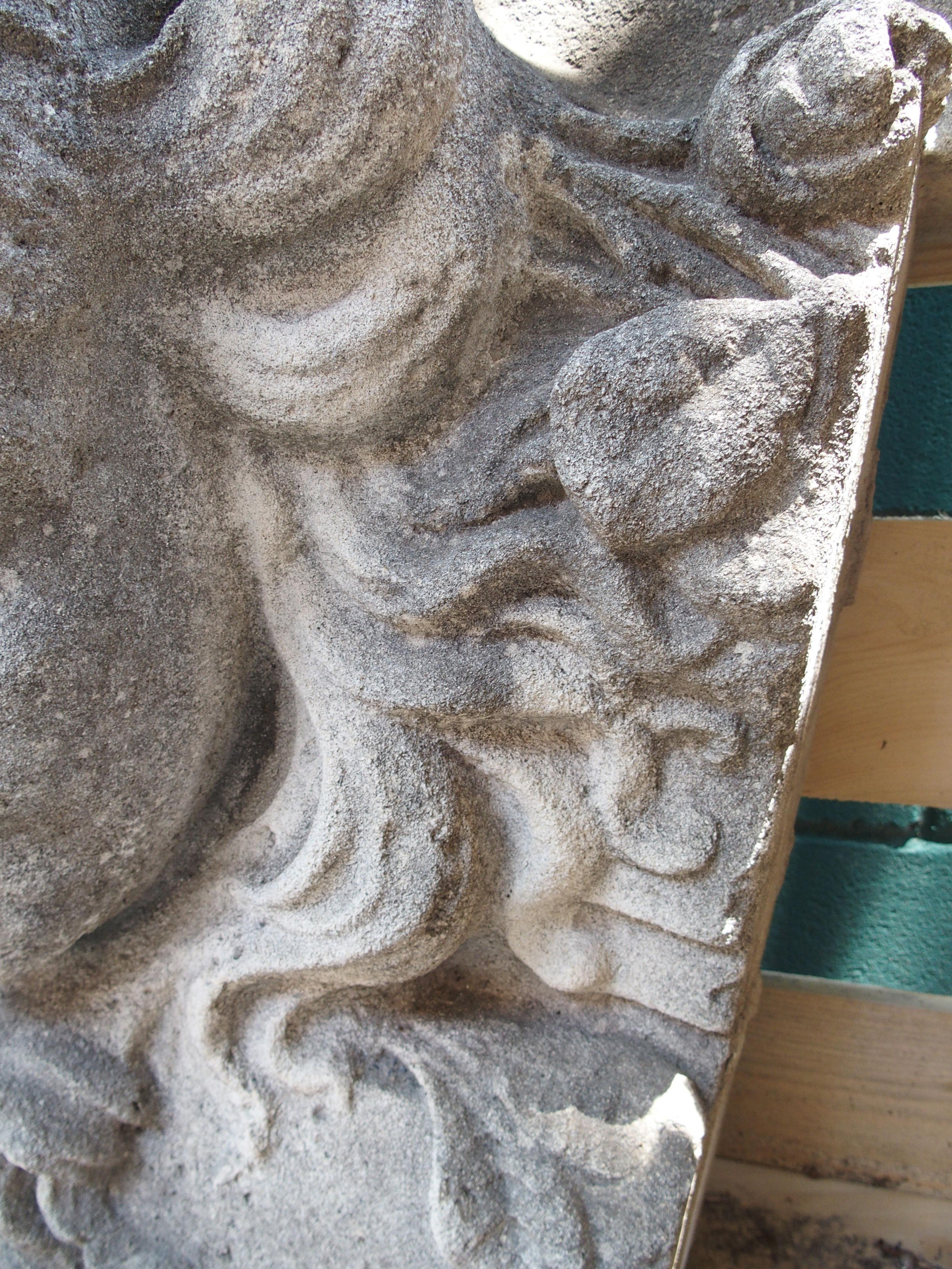 Antique French Carved Keystone Mascaron Building or Garden Ornament, Circa 1850 For Sale 4
