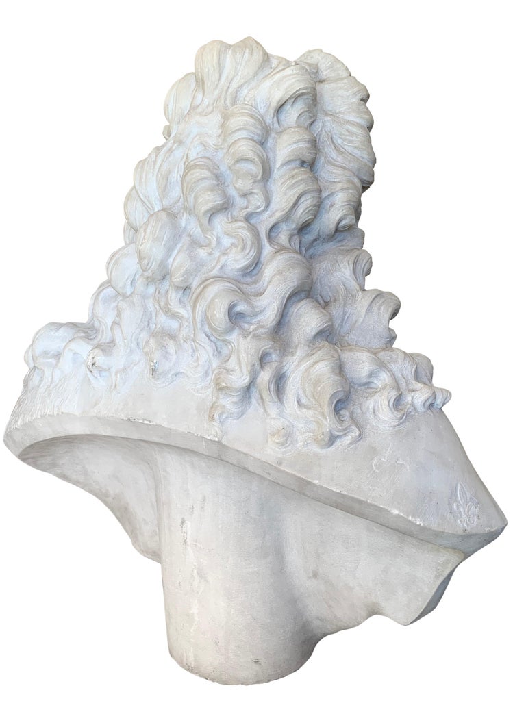Antique French Carved Marble Bust of a Man For Sale at 1stDibs