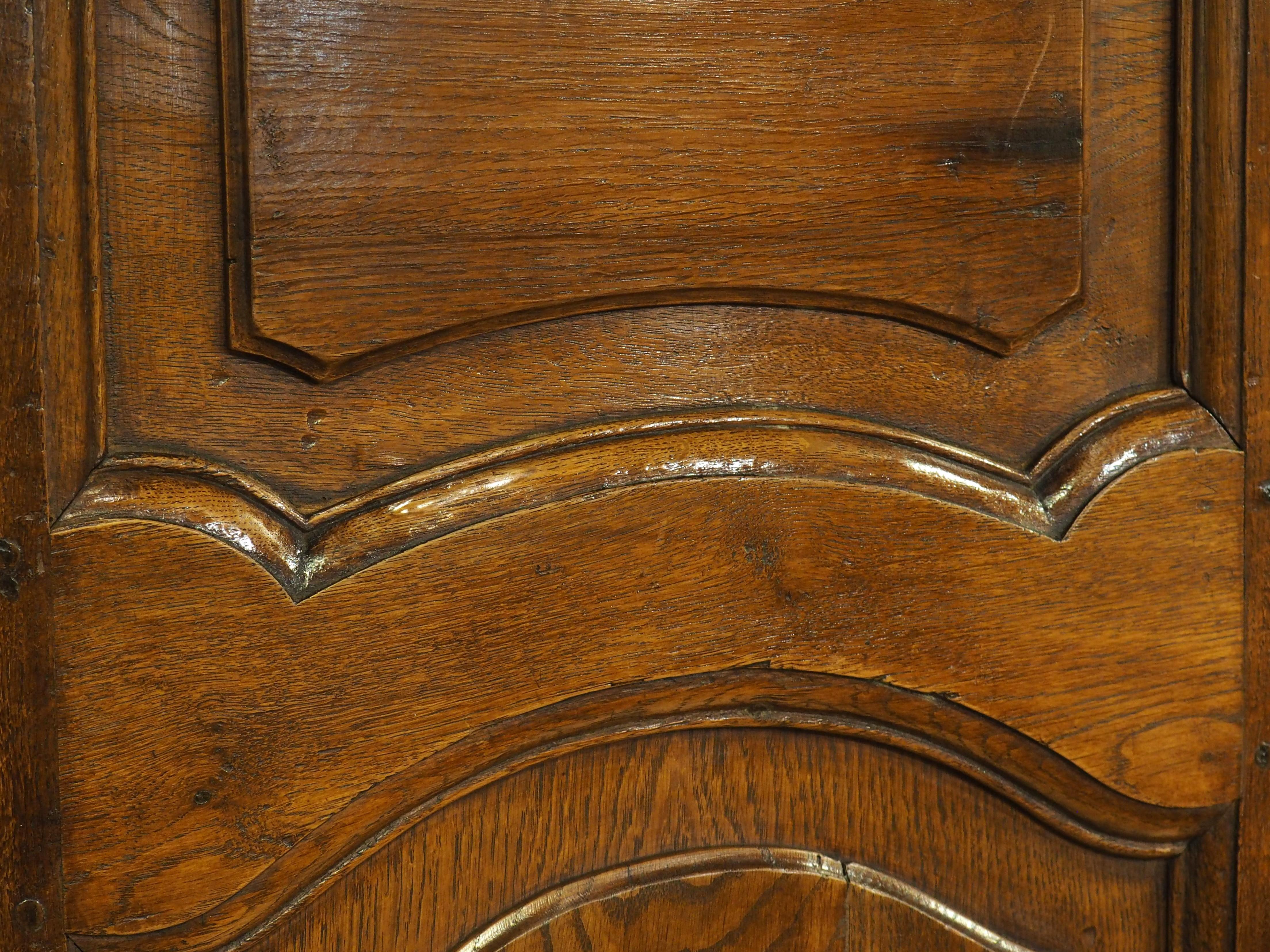 Antique French Carved Oak Corner Cabinet, Circa 1885 For Sale 3