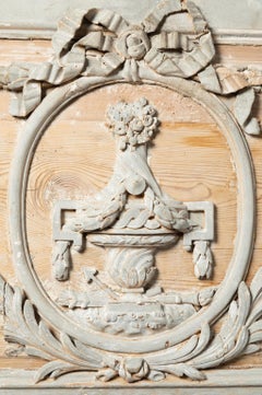 Antique French carved panel, Boiserie
