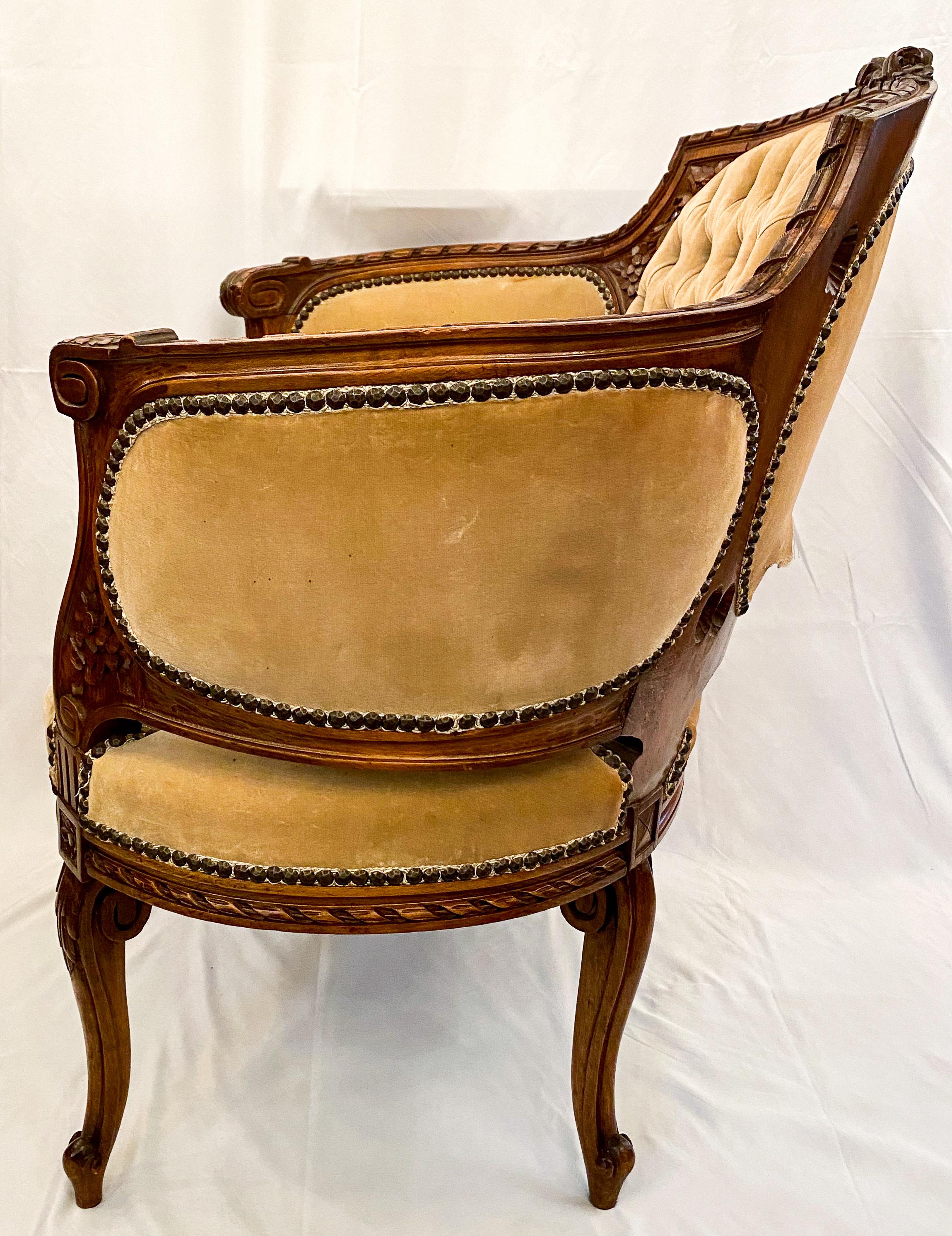 antique bergere chair