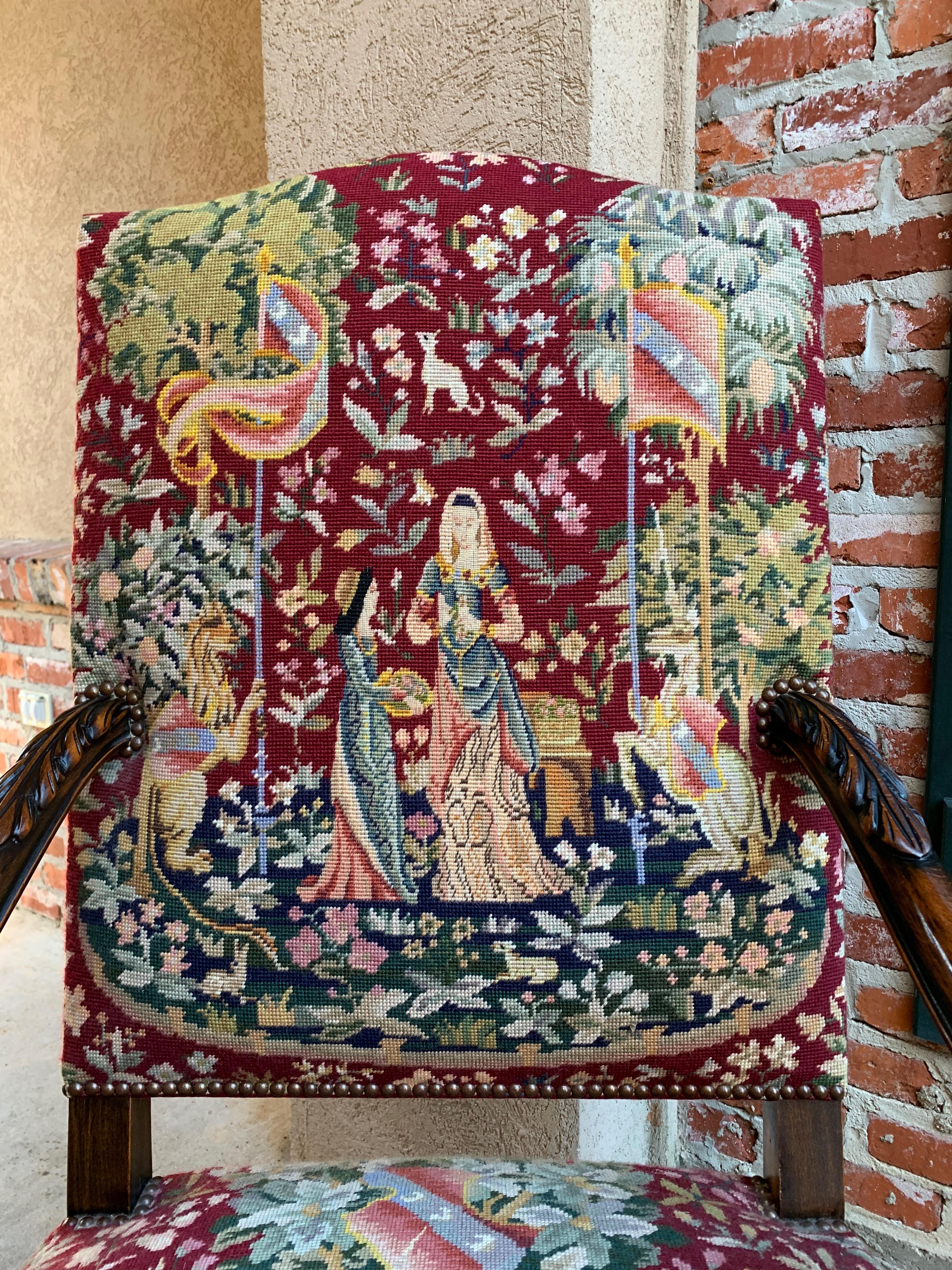 tapestry armchair