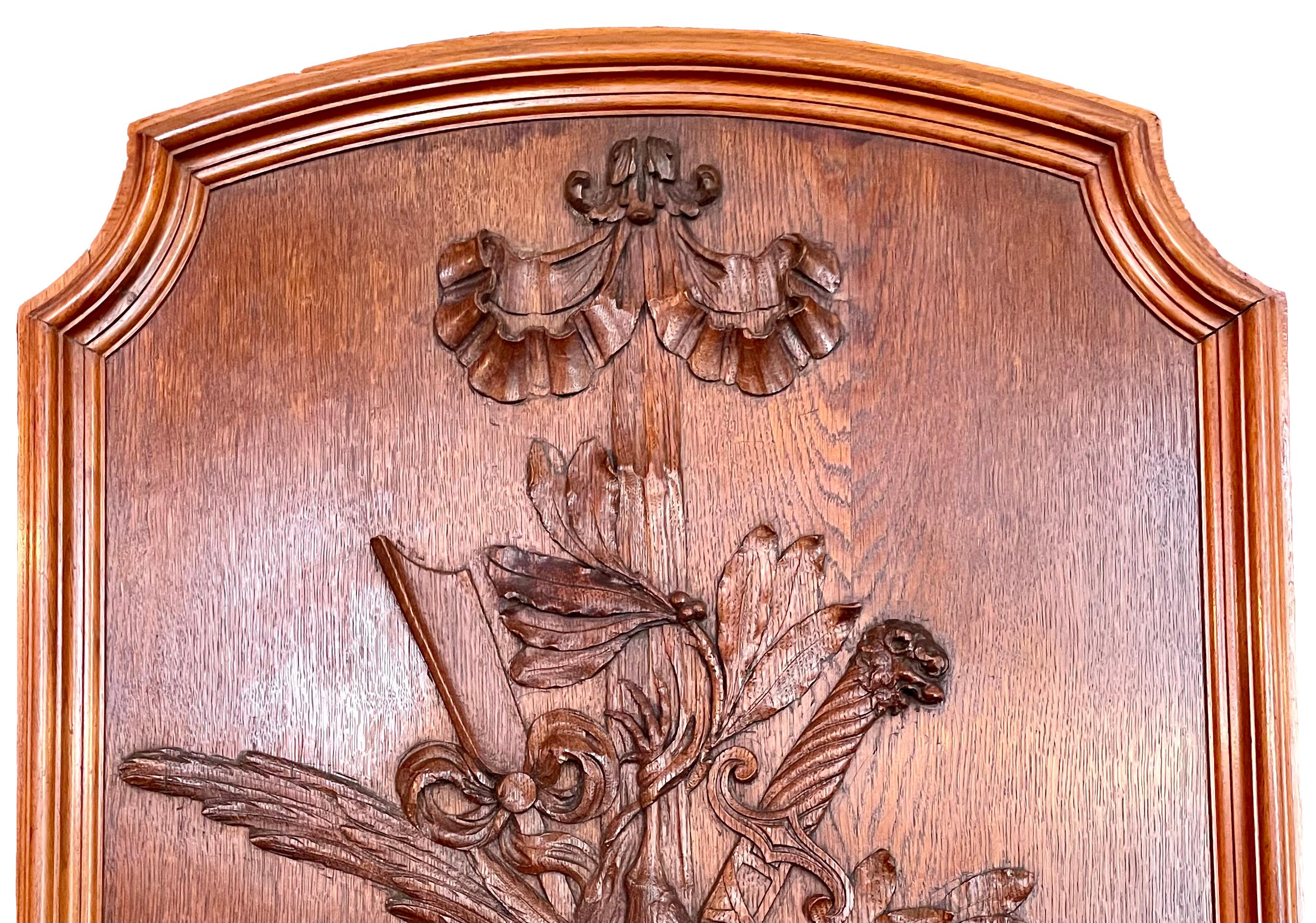 19th Century Antique French Carved Walnut 