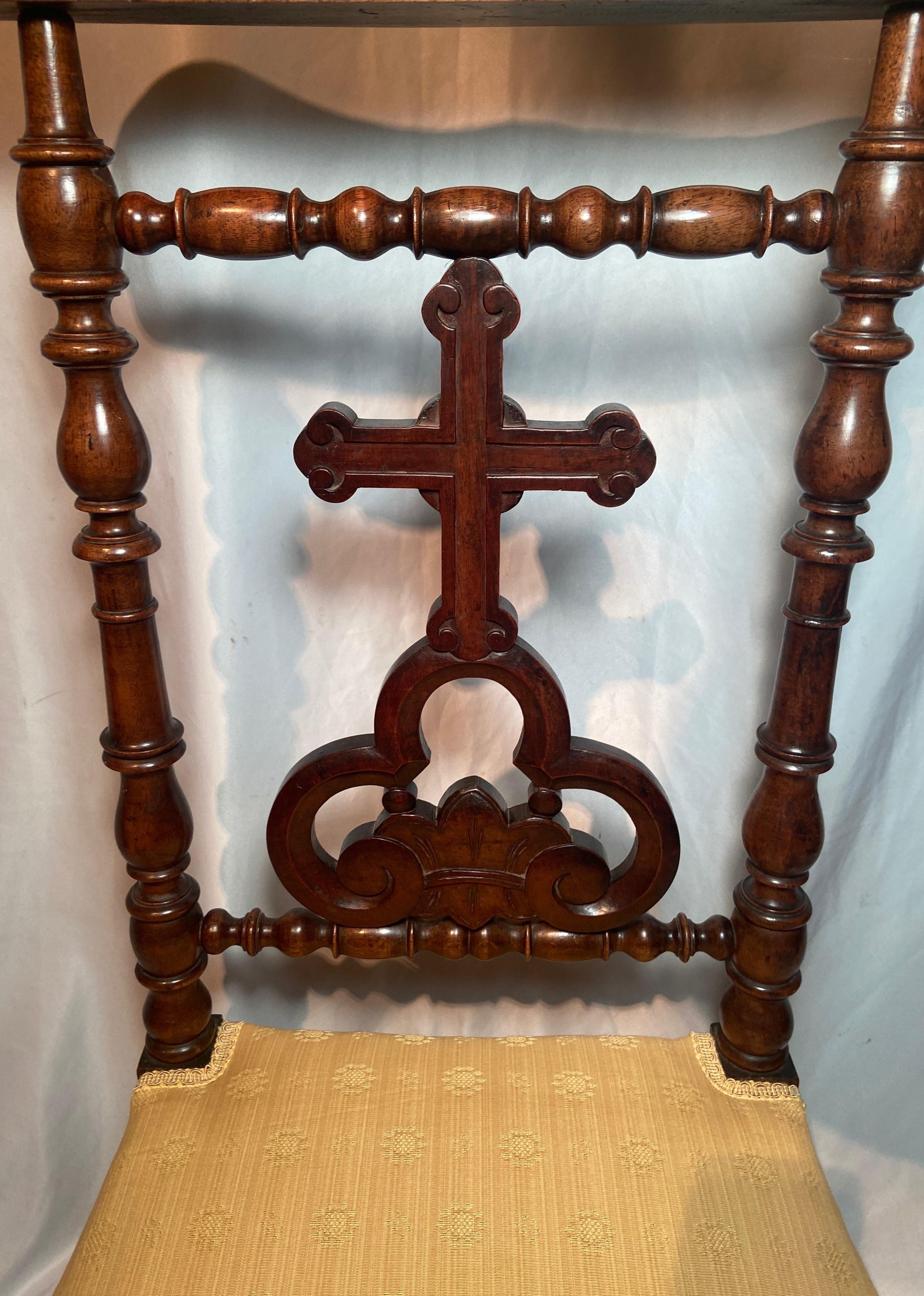 antique prayer chair