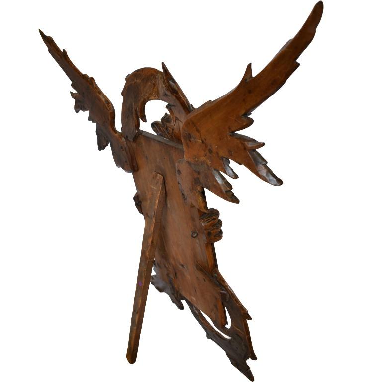 Miroir Antique French Wood Wood Mirror Attributed to Gabriel Viardot en vente