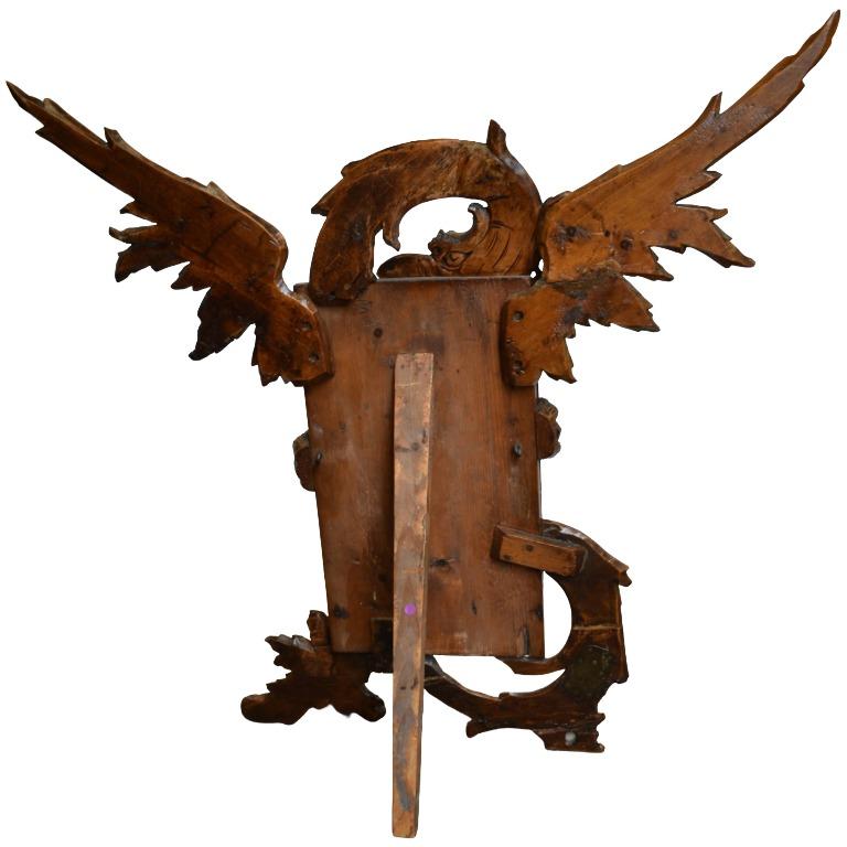 Antique French Wood Wood Mirror Attributed to Gabriel Viardot en vente 1