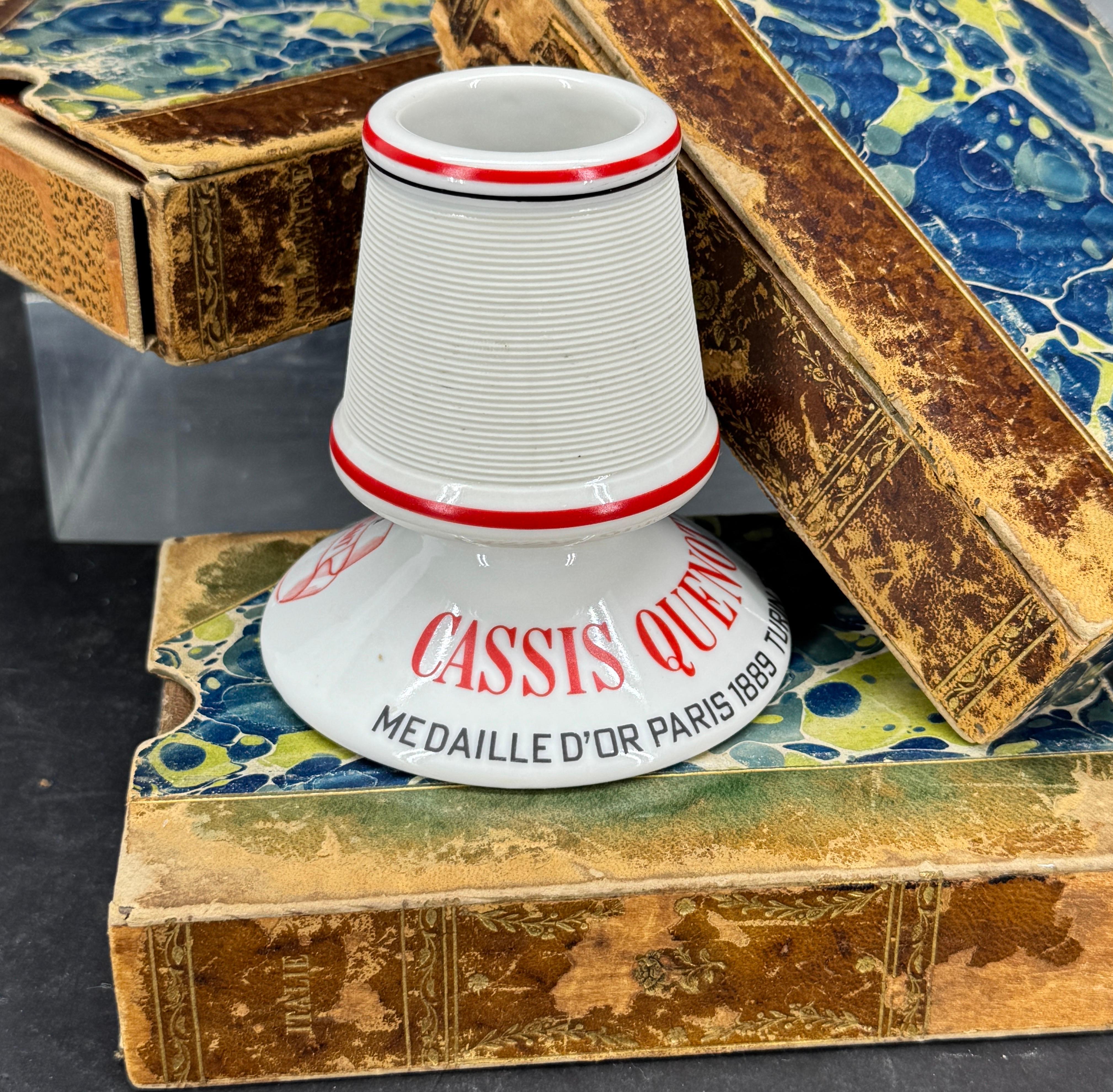 Portafósforos Cassis Quenot Francés Antiguo Con Cerradero Provincial francés en venta