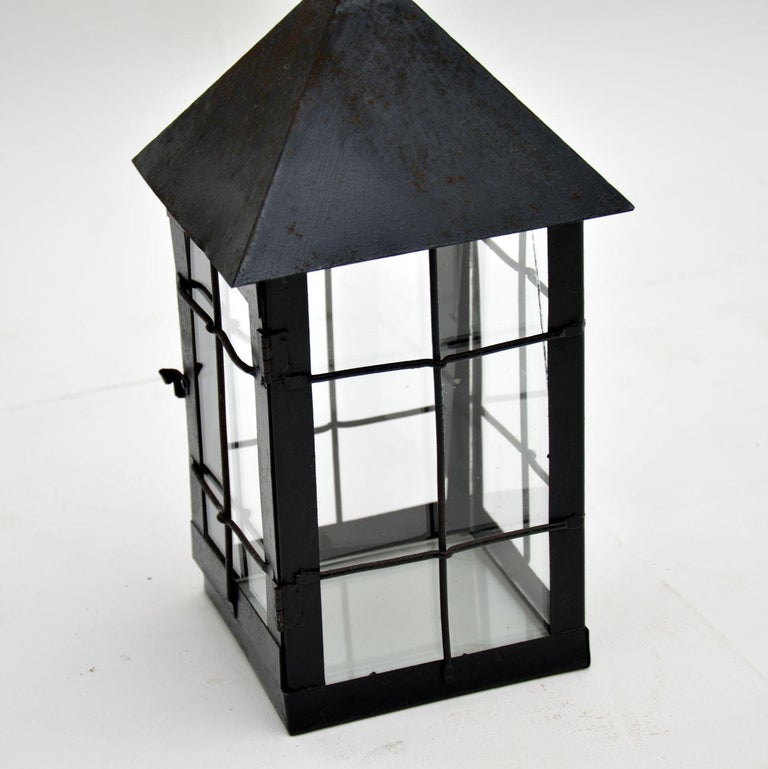 Antique French Cast Iron Bat Lantern at 1stDibs