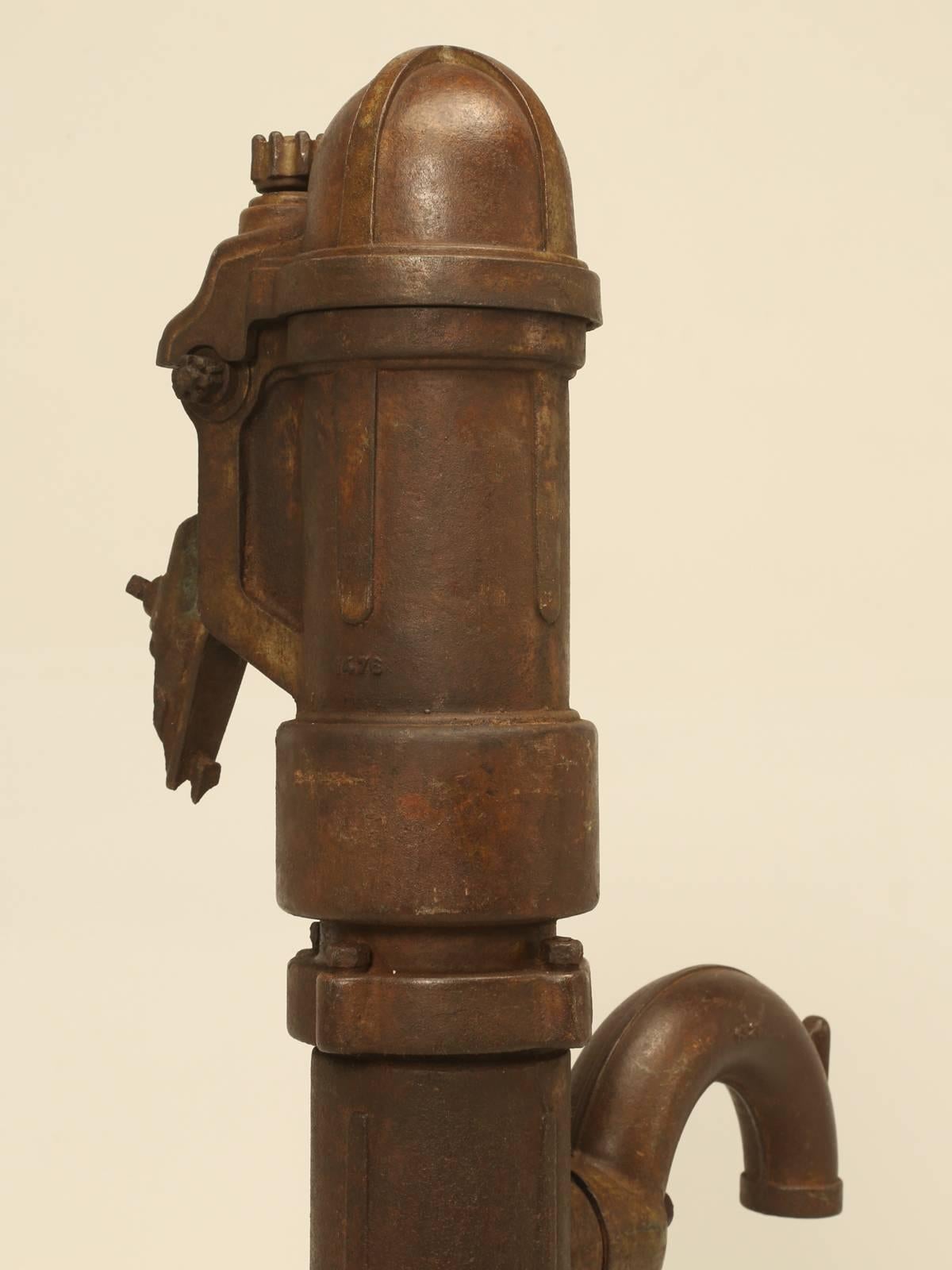 Early 19th Century Antique French Cast Iron Garden Fountain Pump