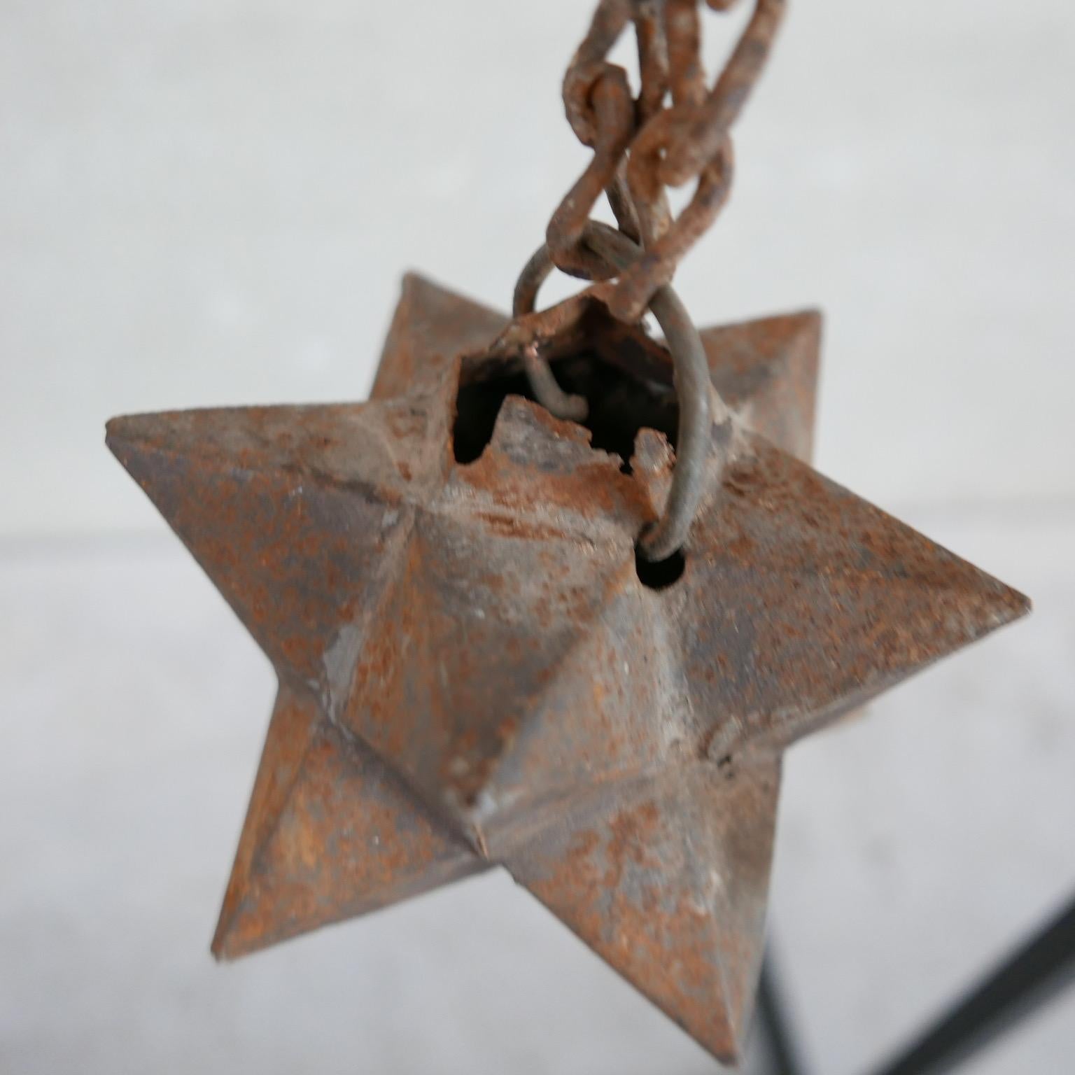 Antique French Cast Iron Geometric 'Etoile' Star Curios In Good Condition For Sale In London, GB