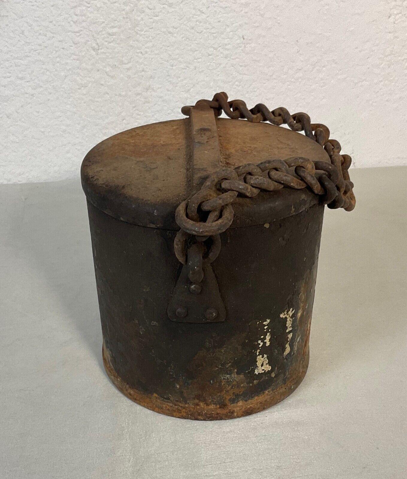 Antique French Cast Iron Grease Pot, Early 19th Century - 2Y600 For Sale 7