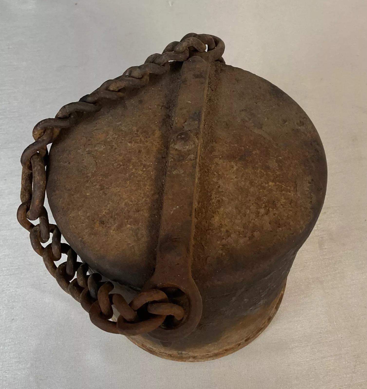 Antique French Cast Iron Grease Pot, Early 19th Century - 2Y600 For Sale 4