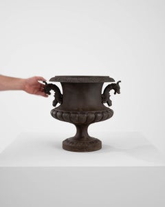 Antique French Cast Iron Planter