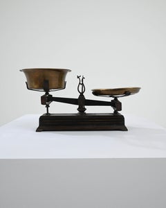 Antique French Cast Iron Scale
