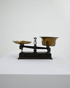 Antique French Cast Iron Scale