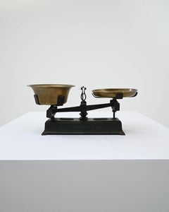 Antique French Cast Iron Scale