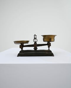 Antique French Cast Iron Scale