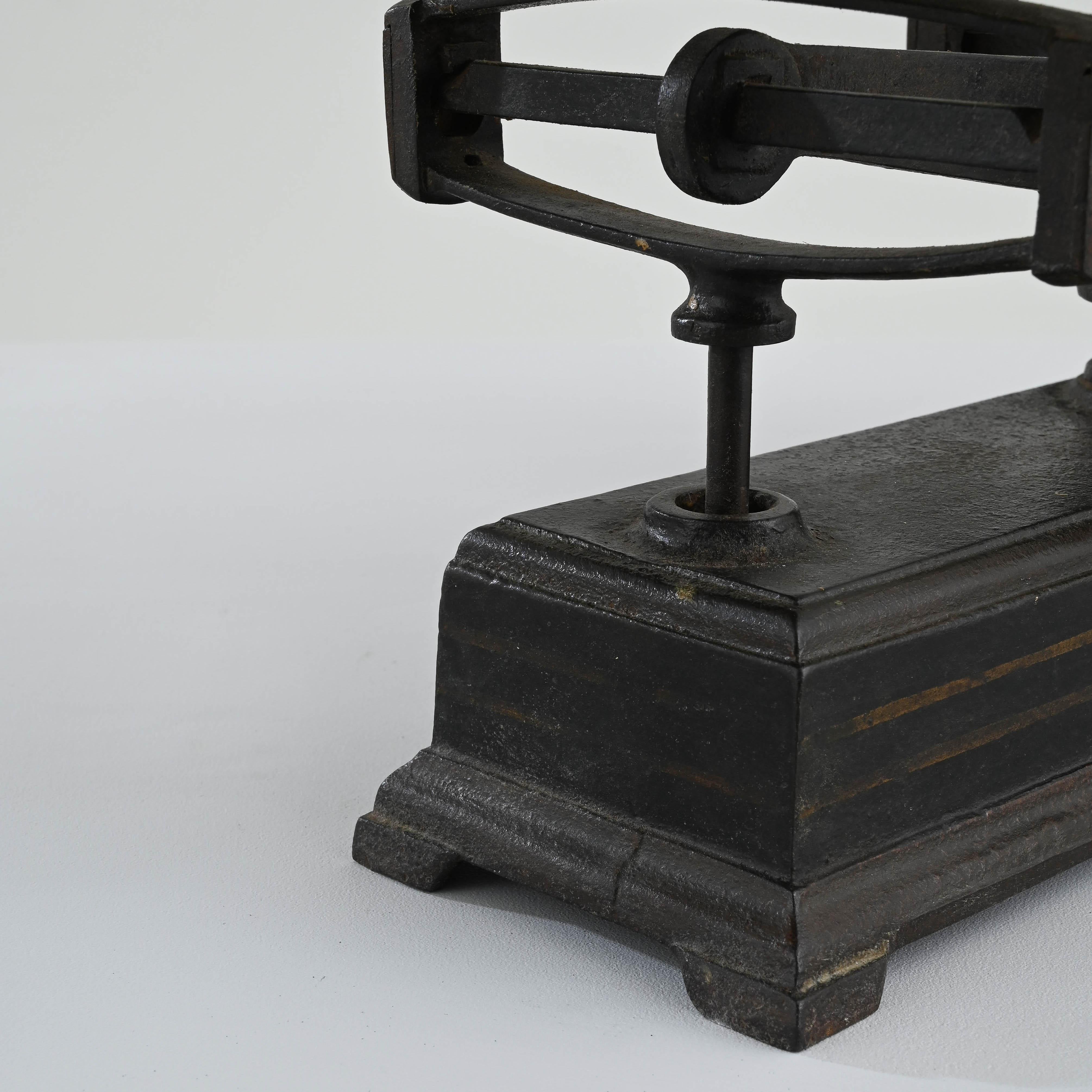 Antique French Cast Iron Scale 2