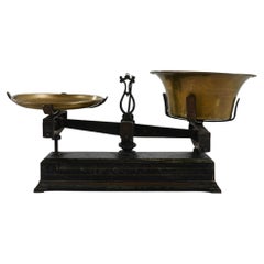 Vintage French Cast Iron Scale