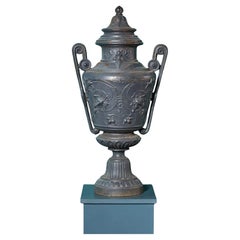 Antique French Cast Iron Urn Finial