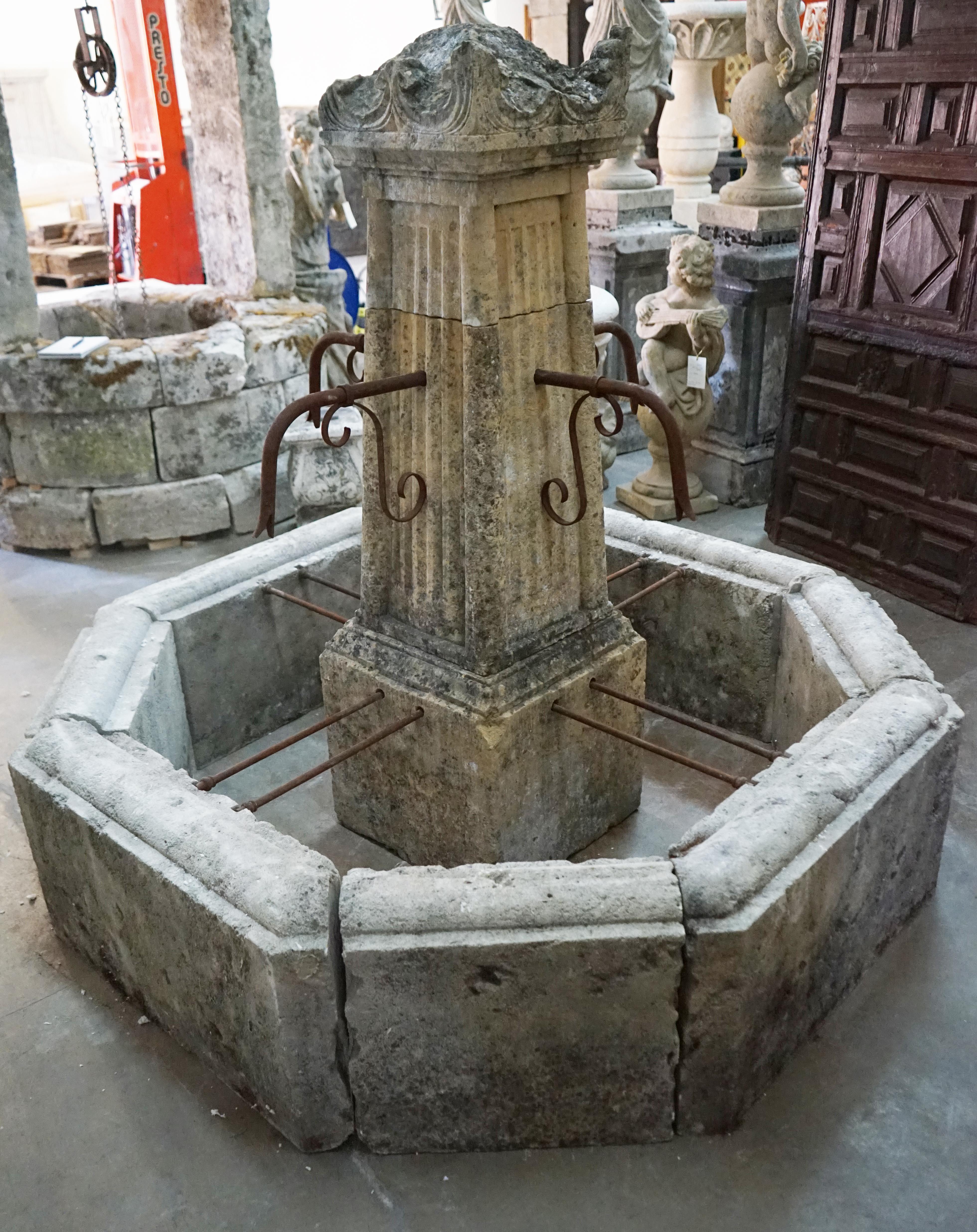 Antique French Central Fountain at 1stDibs | antique french fountains ...