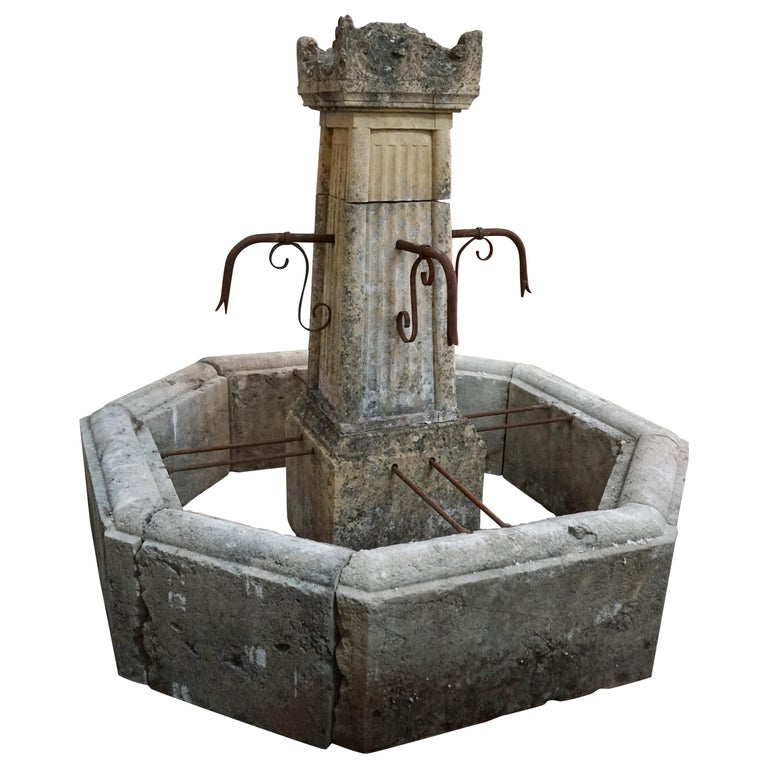 Antique French Central Fountain at 1stDibs
