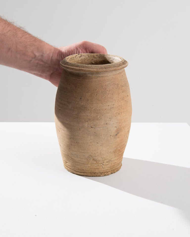 Antique French Ceramic Jar For Sale at 1stDibs