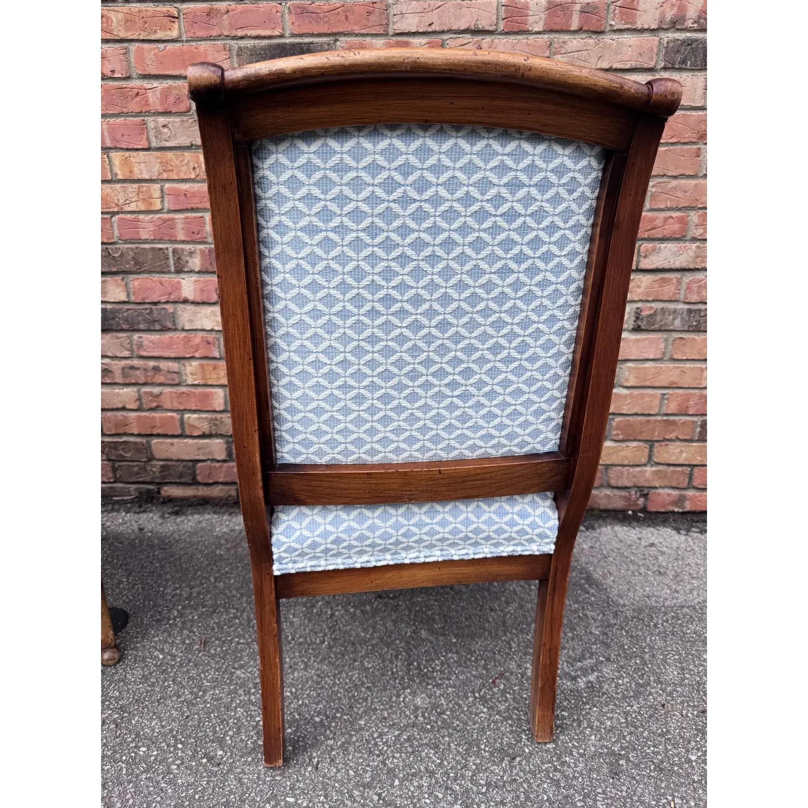 Late 19th Century Antique French Chairs W/ New Upholstery