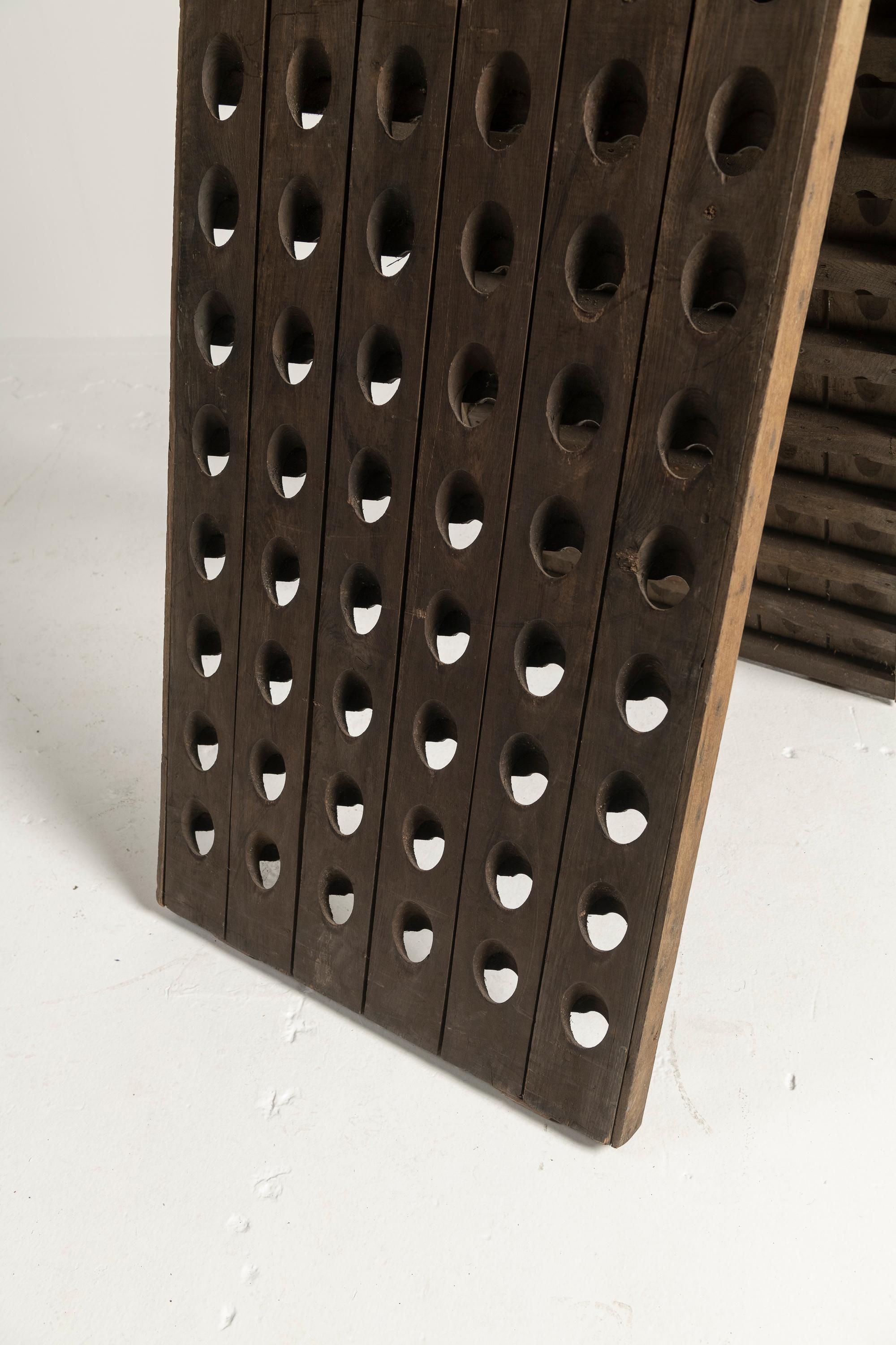 Antique French Champagne/Wine Riddling Rack For Sale 5