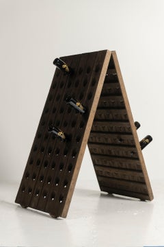 Antique French Champagne/Wine Riddling Rack
