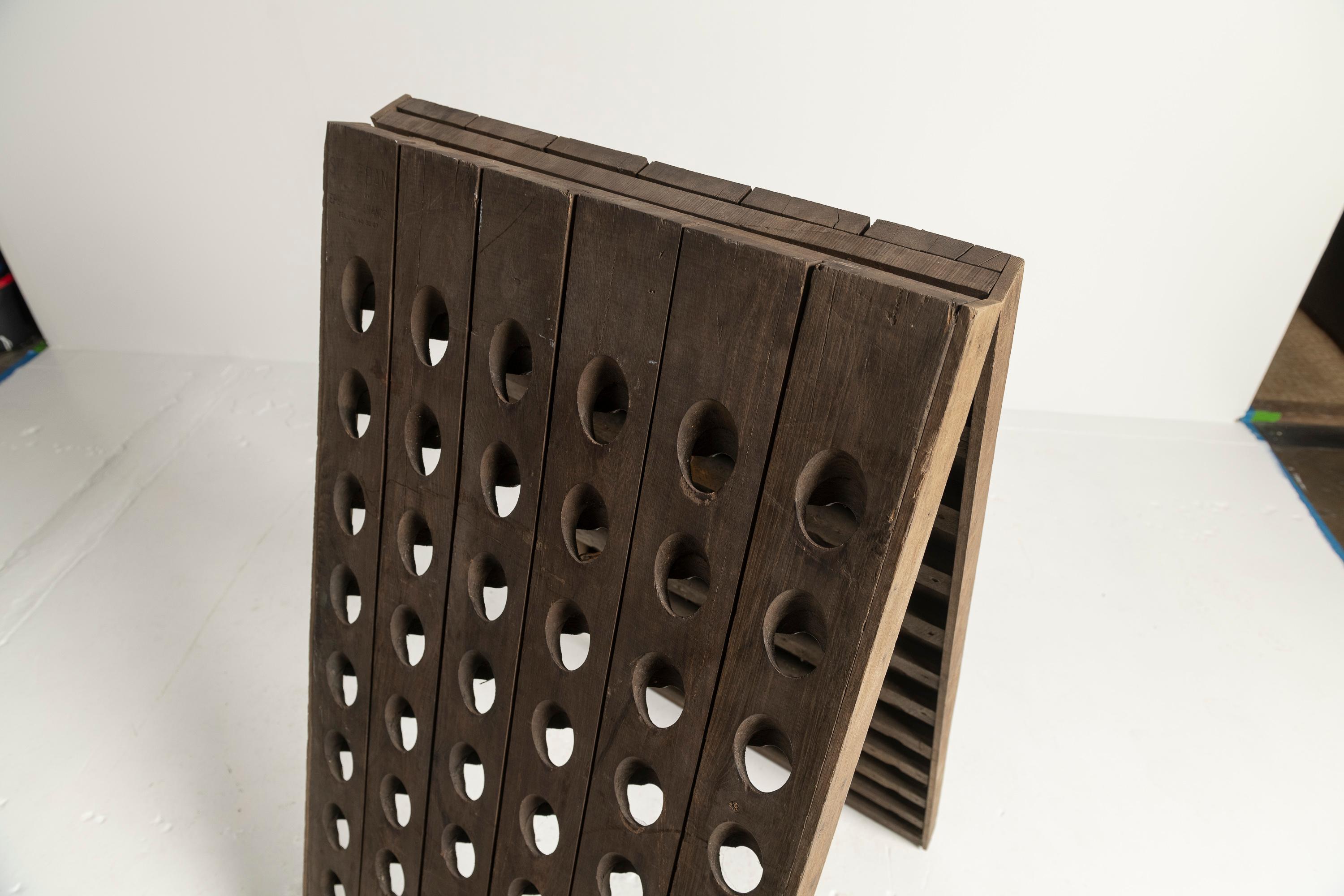 Antique French Champagne/Wine Riddling Rack For Sale 3