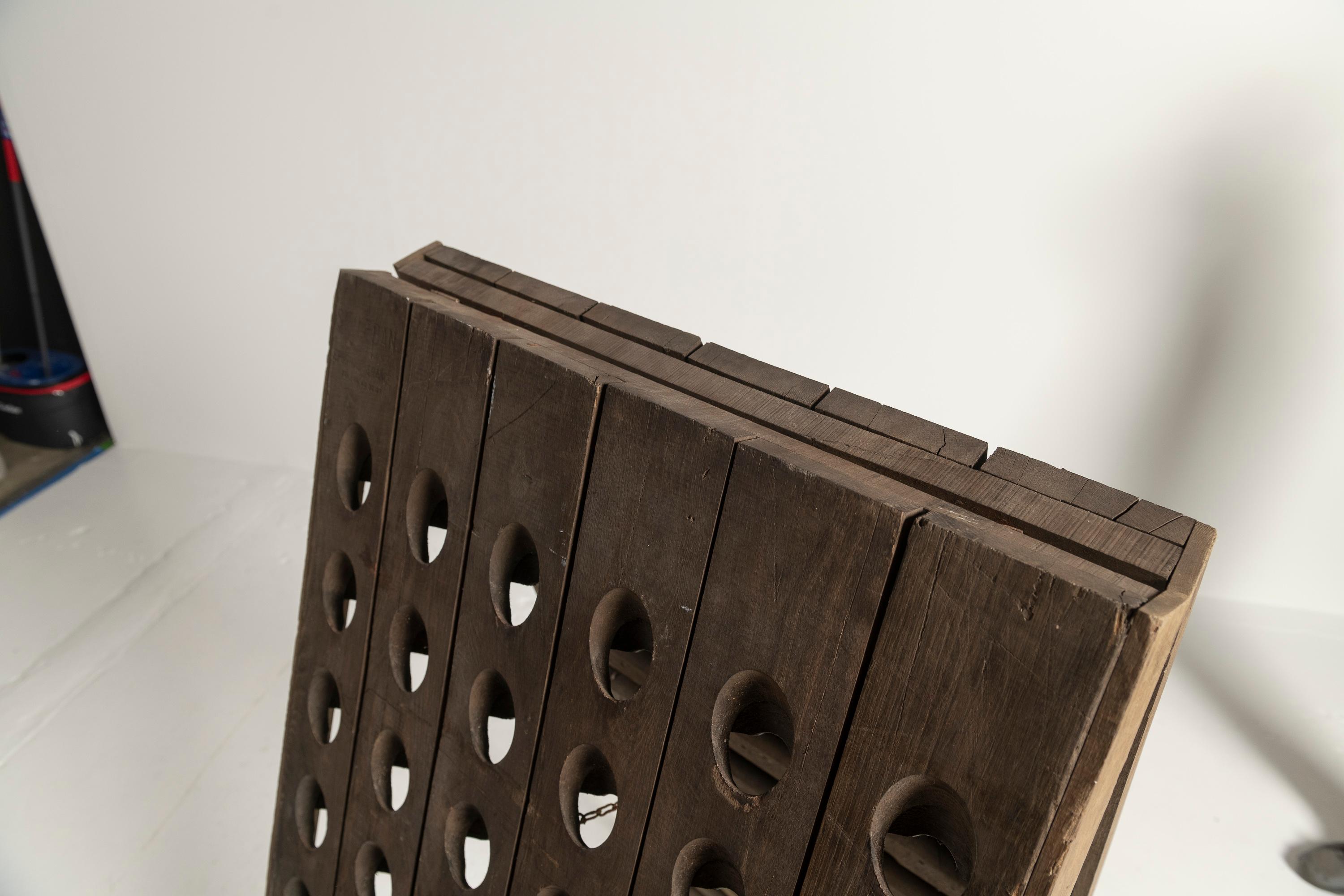 Antique French Champagne/Wine Riddling Rack For Sale 4