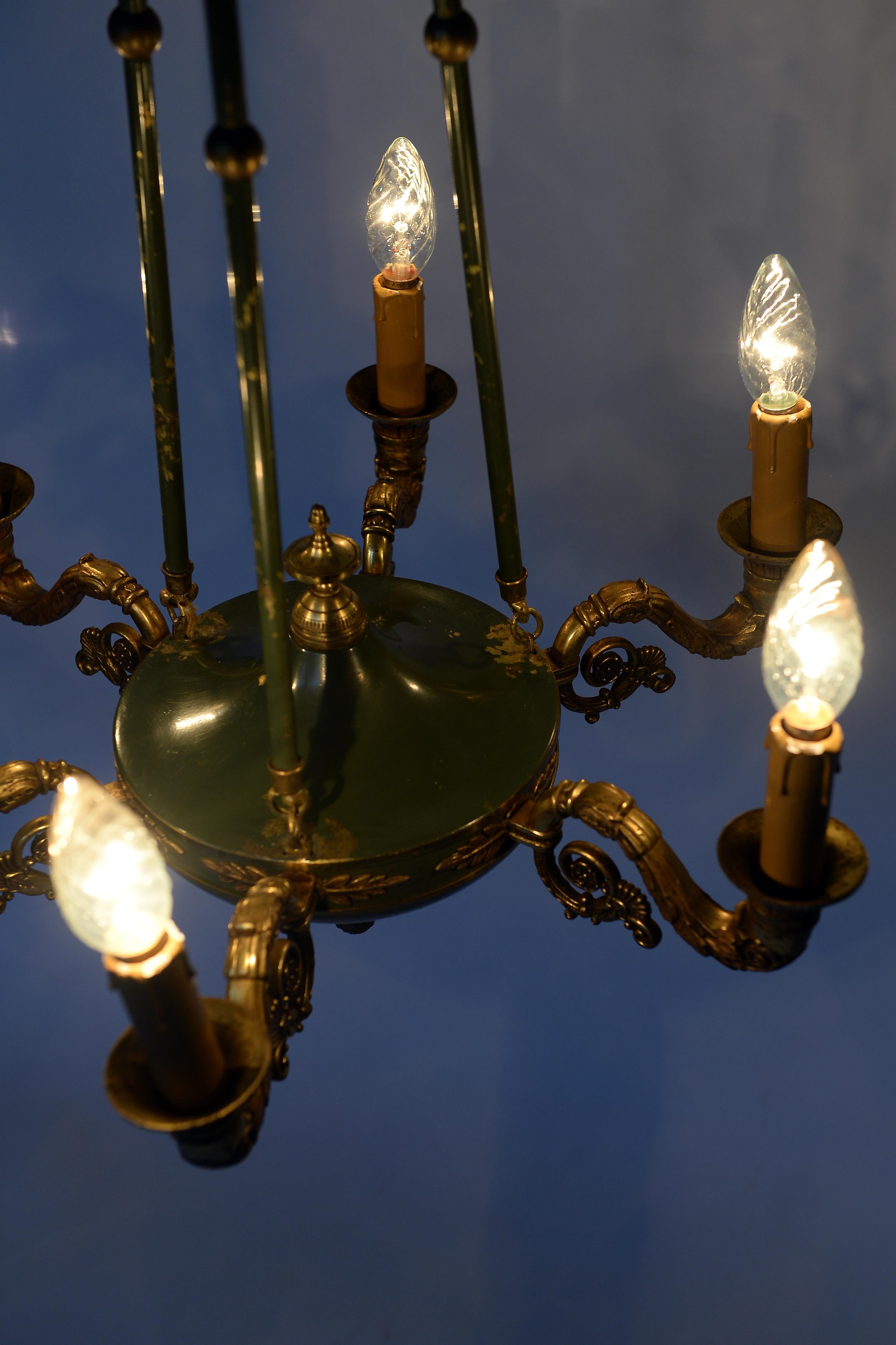 Antique French Chandelier, 1940s 1