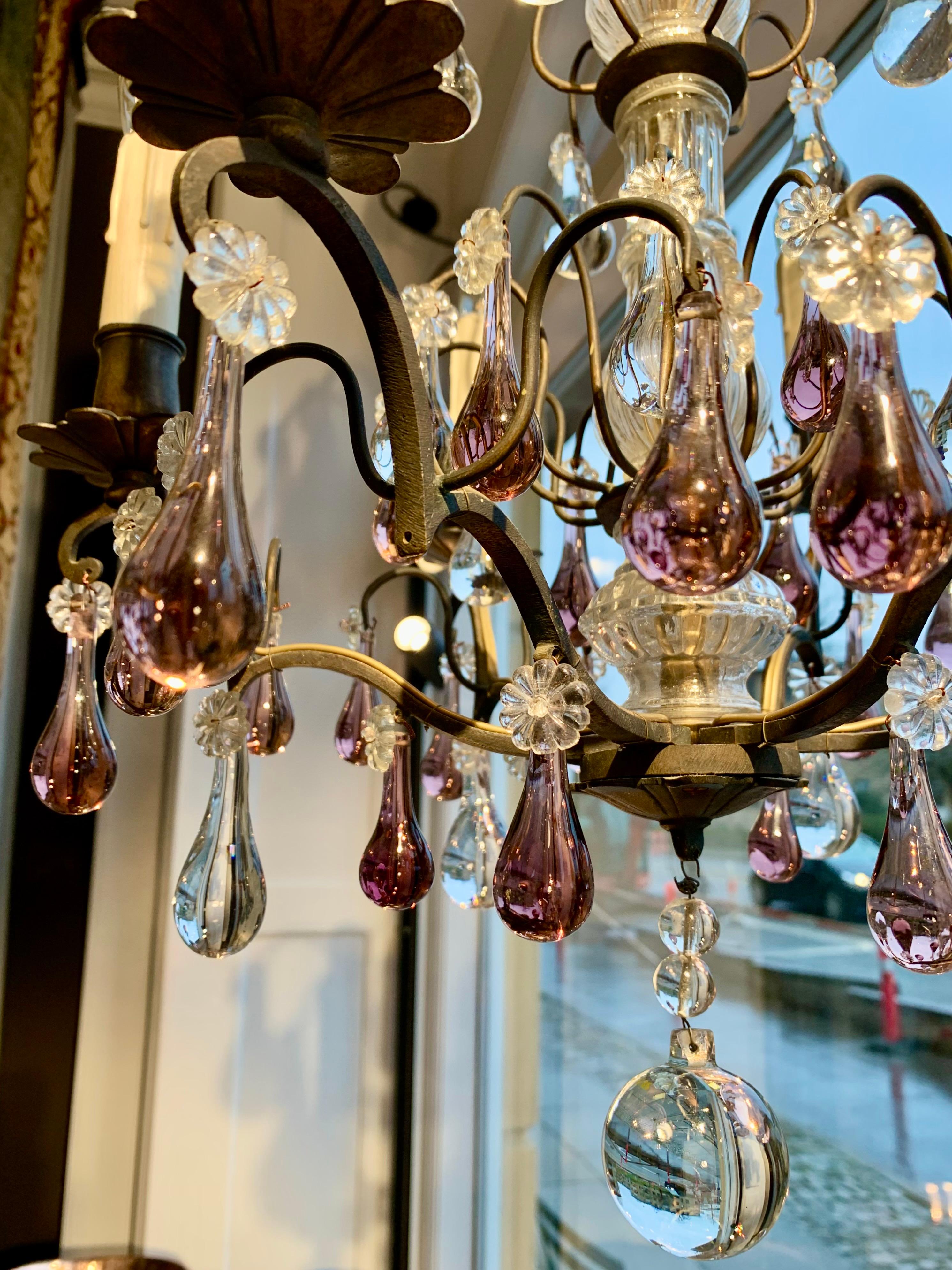 Late 19th Century Antique French Chandelier For Sale