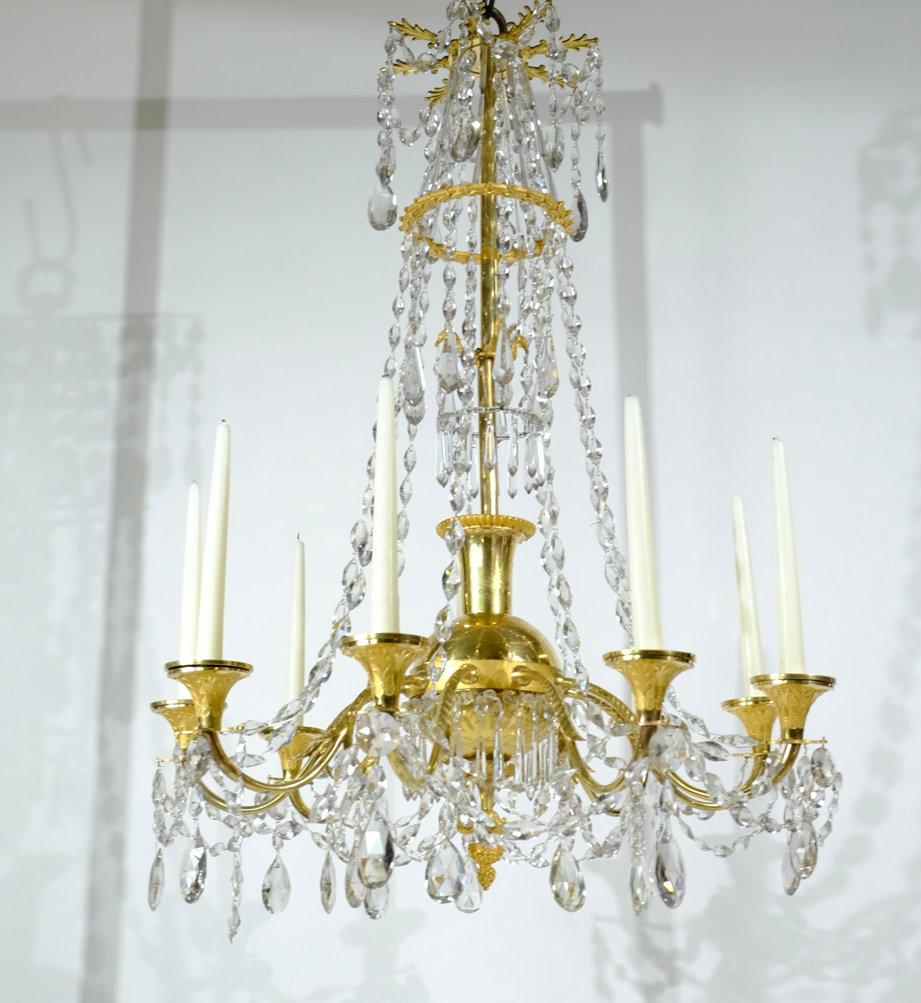 Directoire Antique French chandelier made around year 1800