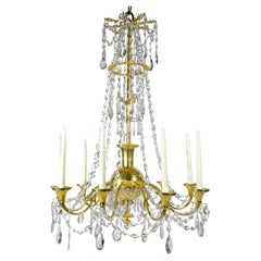 Antique French chandelier made around year 1800