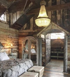 Antique French Chandelier, Vintage, Industrial,