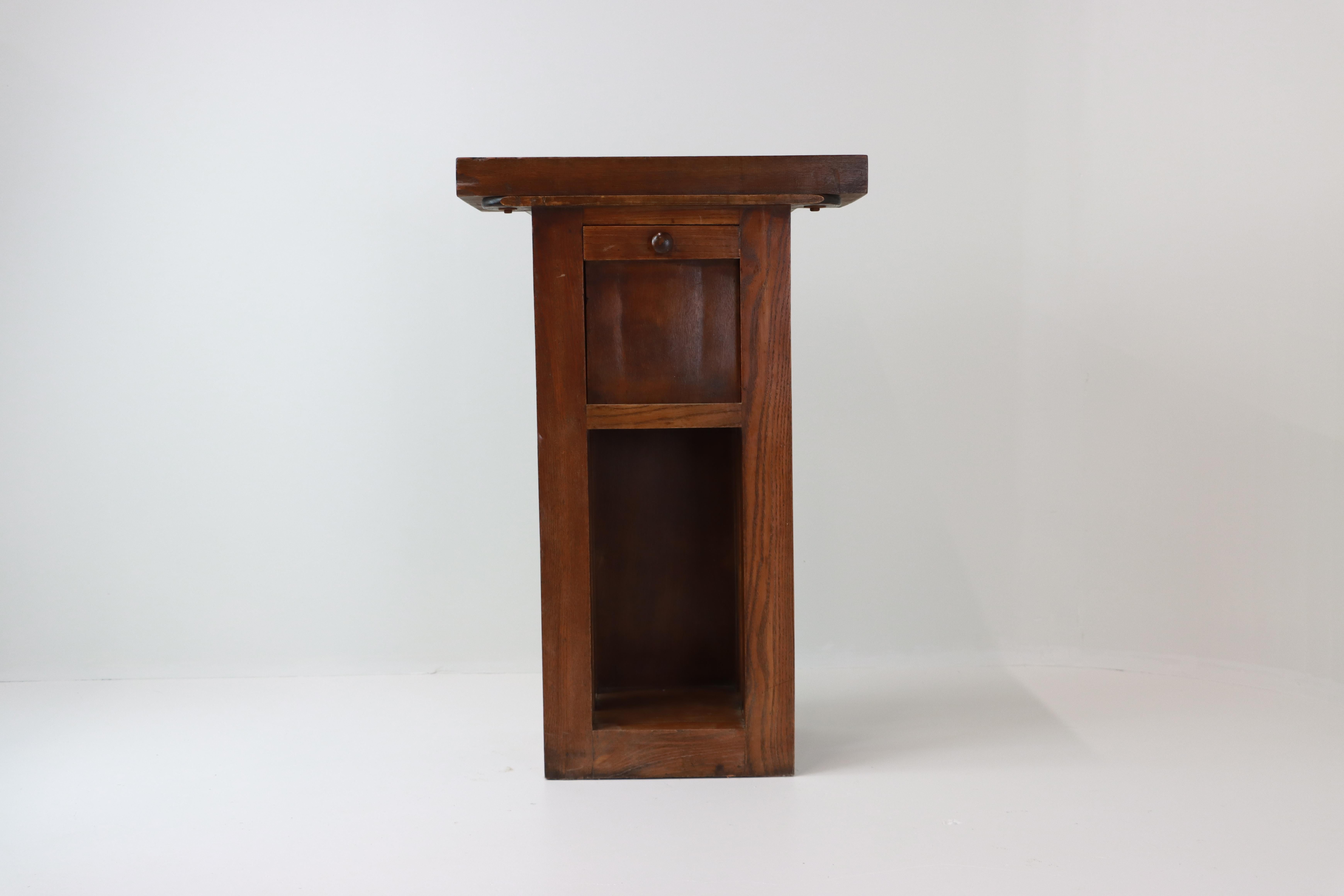 Wood Antique French Charcuterie Stand For Sale