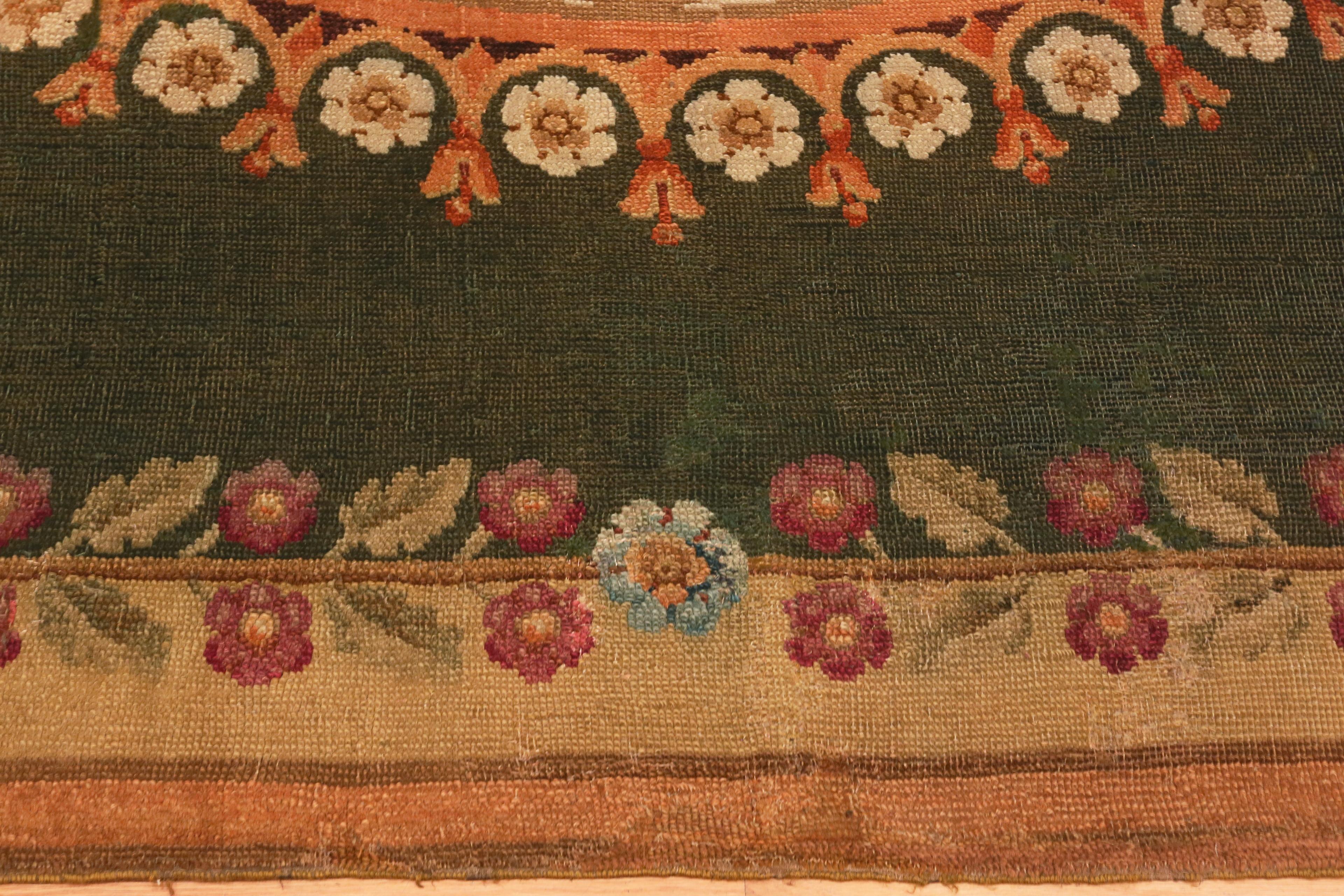 Beautiful Antique French Charles X Savonnerie Rug , Country of Origin / Rug Type: French Rug, Circa Date: 1820. Size: 10 ft 5 in x 14 ft 1 in (3.17m x 4.29 m).