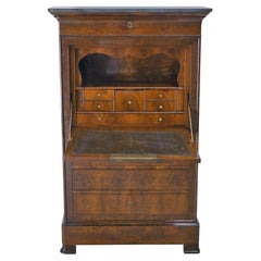 Antique French Charles X Secretary/Secr�étaire à Abattant in Mahogany, c. 1825