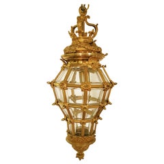 Antique French Chateau Lantern, circa 1870