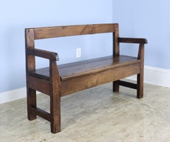 Antique French Cherry Bench