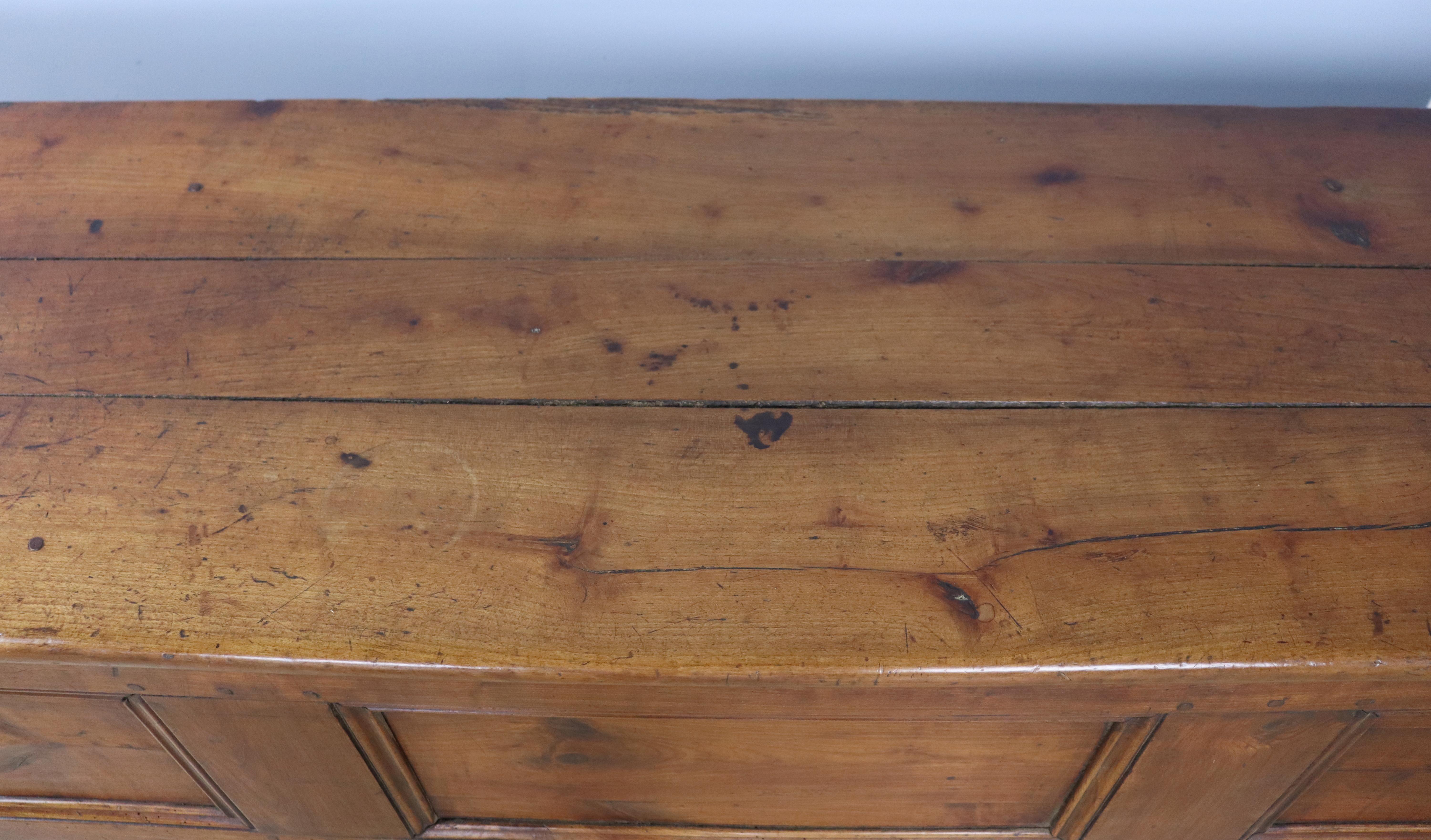 Antique French Cherry Coffer For Sale 6