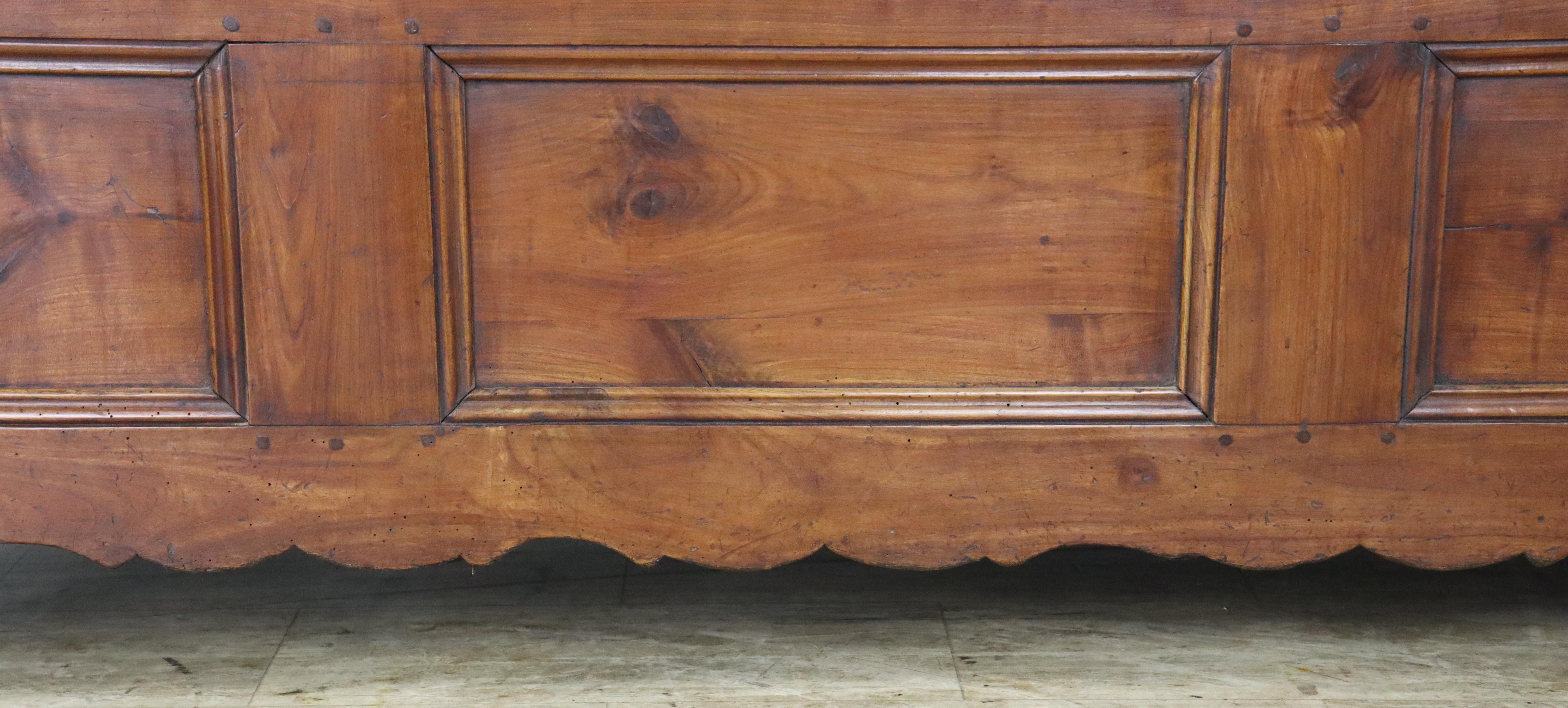 Antique French Cherry Coffer For Sale 2