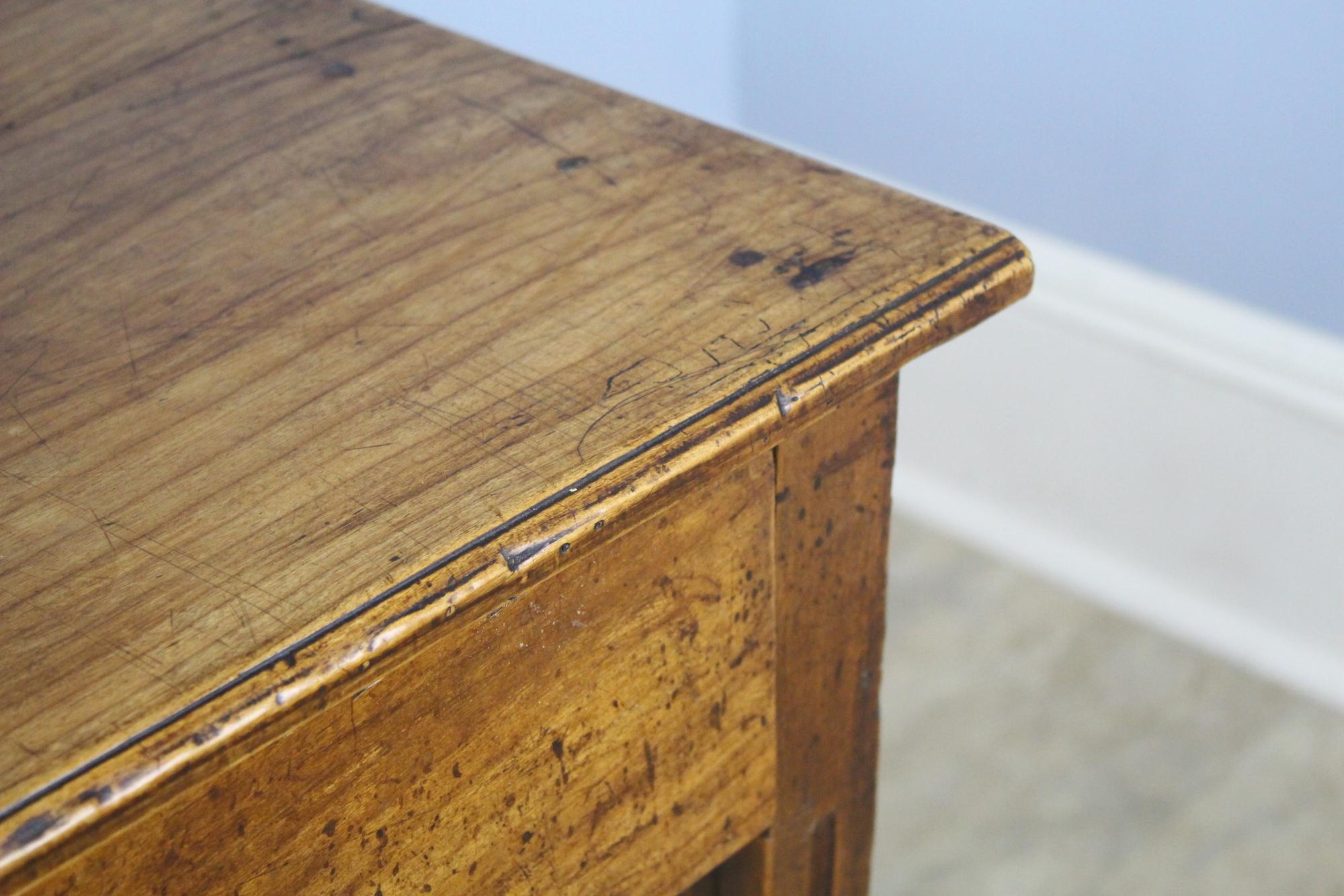 Antique French Cherry Side Table In Good Condition In Port Chester, NY