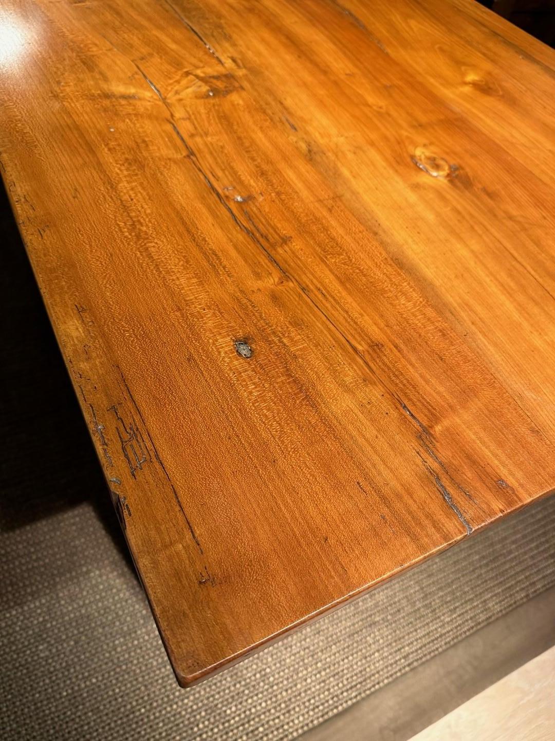 Antique French Cherrywood Country Table In Good Condition In Eindhoven, NL